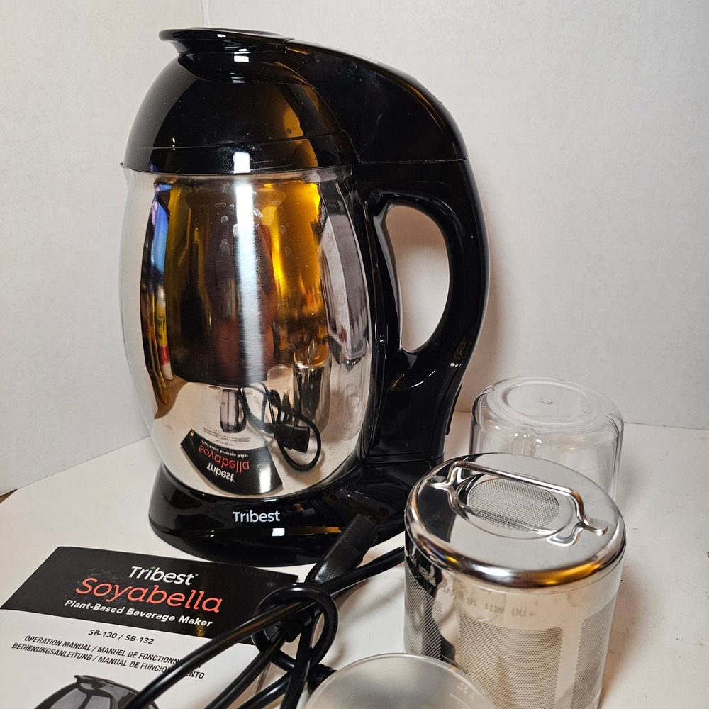Tribest Soyabella SB-130 Plant-Based Nut Soy Milk Maker Stainless Steel Tested - Picture 9 of 12
